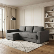 диван HOBEL CORNER LIZA PLUS F/P DARK GREY JAGUAR 9 L (5)