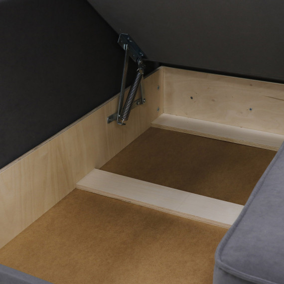 sofa HOBEL CORNER LIZA PLUS F/P DARK GREY LEONARDO 15 L (5)