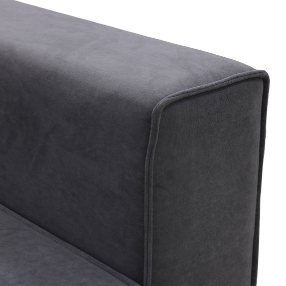 sofa HOBEL CORNER LIZA PLUS F/P DARK GREY LEONARDO 15 L (5)