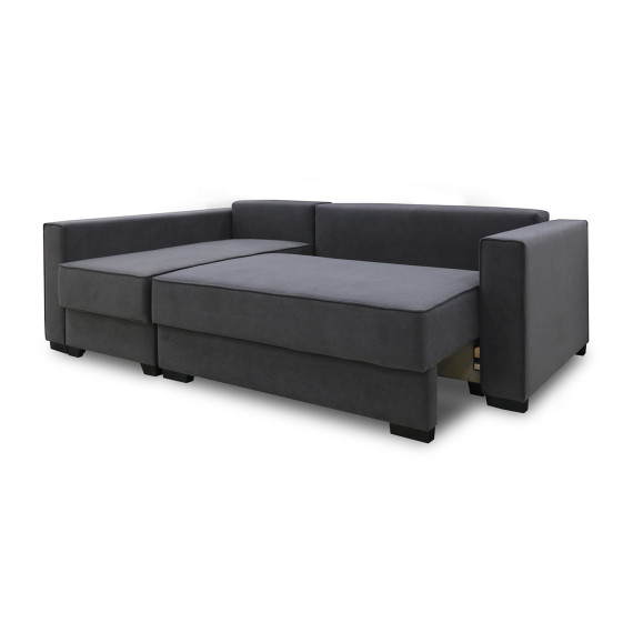 sofa HOBEL CORNER LIZA PLUS F/P DARK GREY LEONARDO 15 L (5)