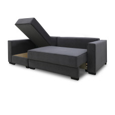 sofa HOBEL CORNER LIZA PLUS F/P DARK GREY LEONARDO 15 L (5)