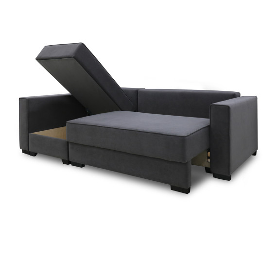 sofa HOBEL CORNER LIZA PLUS F/P DARK GREY LEONARDO 15 L (5)