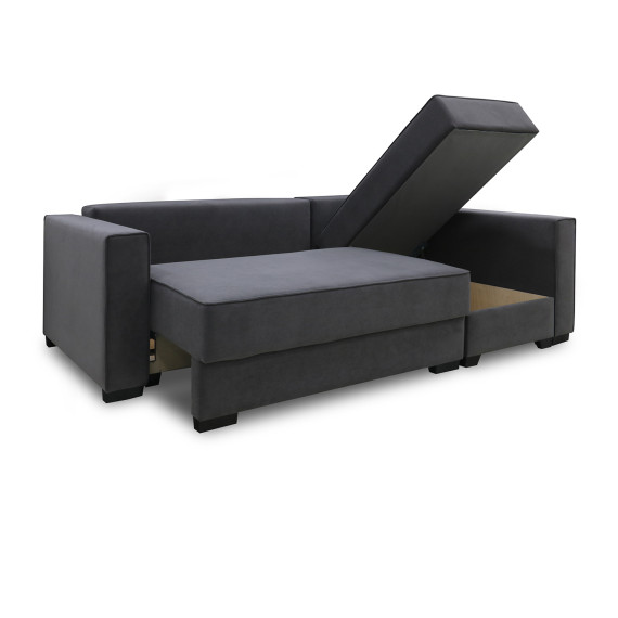 диван HOBEL CORNER LIZA PLUS F/P DARK GREY LEONARDO 15 R (5)