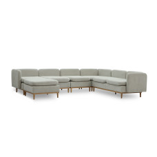 sofa HOBEL CORNER MODENA LIGHT GREY BEATTO 1066 (5)