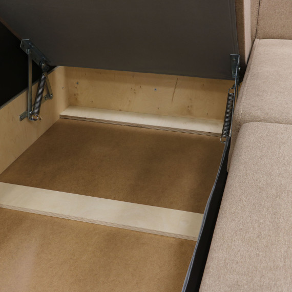 диван HOBEL CORNER MODERN LUXE F/R COFFE V460/LIGHT BROWN SCANDI 4 (5)