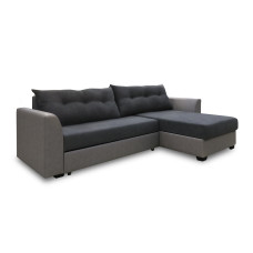 диван HOBEL CORNER MODERN LUXE F/R GREY 8409/DARK GREY SCANDI 22 (5)