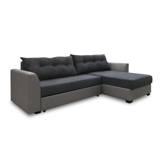 диван HOBEL CORNER MODERN LUXE F/R GREY 8409/DARK GREY SCANDI 22 (5)
