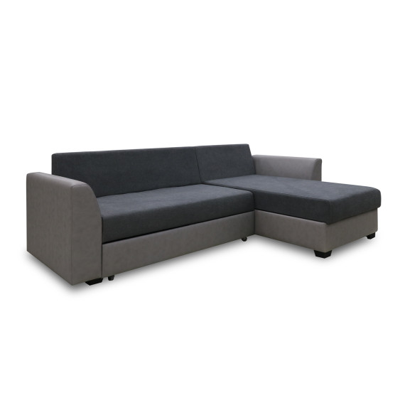 диван HOBEL CORNER MODERN LUXE F/R GREY 8409/DARK GREY SCANDI 22 (5)