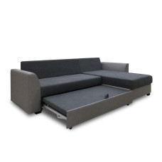 диван HOBEL CORNER MODERN LUXE F/R GREY 8409/DARK GREY SCANDI 22 (5)