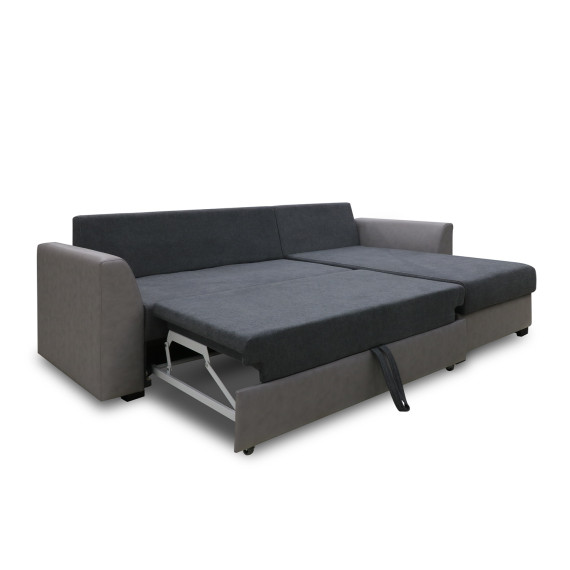 диван HOBEL CORNER MODERN LUXE F/R GREY 8409/DARK GREY SCANDI 22 (5)