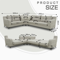 sofa HOBEL CORNER NEW YORK F/R CREAM BEATTO 1066 L (4)
