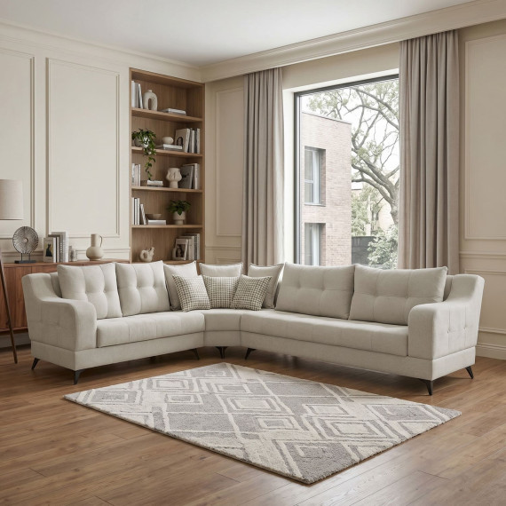 დივანი HOBEL CORNER NEW YORK F/R CREAM BEATTO 1066 L (4)