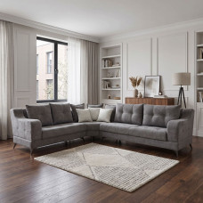 დივანი HOBEL CORNER NEW YORK F/R DARK GREY BEATTO 1079 L (4)