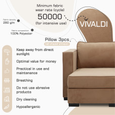 sofa HOBEL CORNER ROSE BROWN VIVALDI 20 (4)