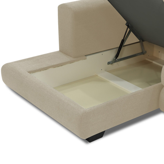 диван HOBEL CORNER SIDNEY PLUS CREAM  BUKLE 4 L (3)