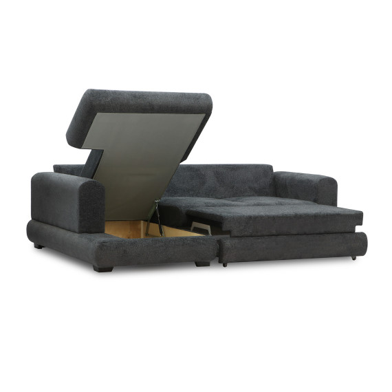 диван HOBEL CORNER SIDNEY PLUS F/Z DARK GREY BEATTO 1078 L (3)