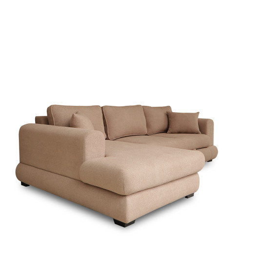 დივანი HOBEL CORNER SIDNEY PLUS F/Z LIGHT BROWN BUKLE 5 L (3)