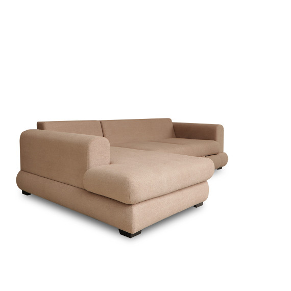 დივანი HOBEL CORNER SIDNEY PLUS F/Z LIGHT BROWN BUKLE 5 L (3)