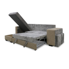 დივანი HOBEL CORNER SONYA F/P LIGHT CAPPUCCINO MONACO 4/CREAM BONCUK 6 L (5)