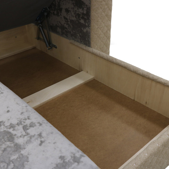 sofa HOBEL CORNER SONYA F/P LIGHT CAPPUCCINO MONACO 4/CREAM BONCUK 6 L (5)