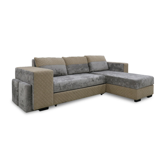 диван HOBEL CORNER SONYA F/P LIGHT CAPPUCCINO MONACO 4/CREAM BONCUK 6 R (5)