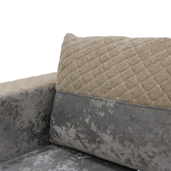 диван HOBEL CORNER SONYA F/P LIGHT CAPPUCCINO MONACO 4/CREAM BONCUK 6 R (5)