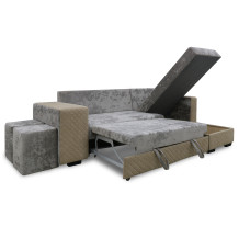 диван HOBEL CORNER SONYA F/P LIGHT CAPPUCCINO MONACO 4/CREAM BONCUK 6 R (5)