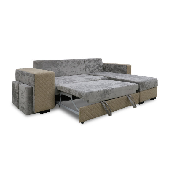 диван HOBEL CORNER SONYA F/P LIGHT CAPPUCCINO MONACO 4/CREAM BONCUK 6 R (5)