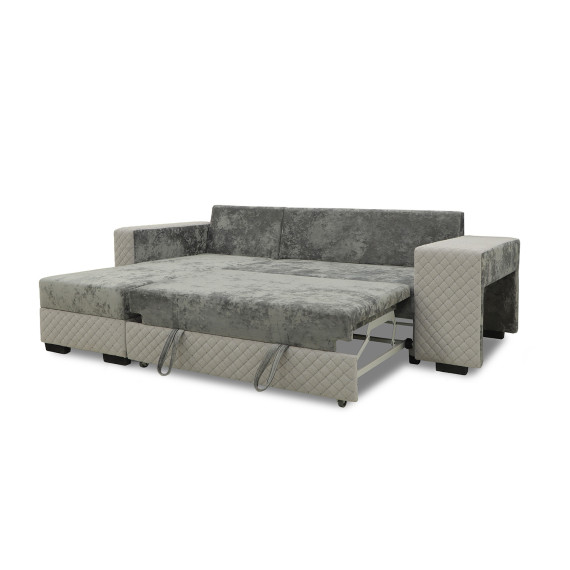 დივანი HOBEL CORNER SONYA GREY MONACO 14/ GREY BUKLE 9 L (5)