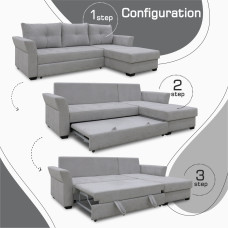 დივანი HOBEL CORNER TEXAS F/P LIGHT GREY BEATTO 1069 R (5)