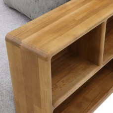 sofa HOBEL CORNER WOOD GREY AMAZON 5 / INFINITY 991 / NIAGARA GREY L (5)