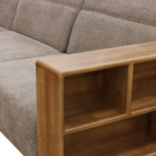 диван HOBEL CORNER WOOD LIGHT BROWN AMAZON 2 / INFINITY 103/FOREVER 910 L (5)