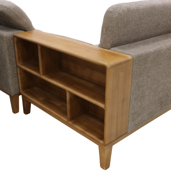 sofa HOBEL CORNER WOOD LIGHT BROWN AMAZON 2 / INFINITY 103/FOREVER 910 L (5)