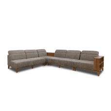 диван HOBEL CORNER WOOD LIGHT BROWN AMAZON 2 / INFINITY 103/FOREVER 910 L (5)