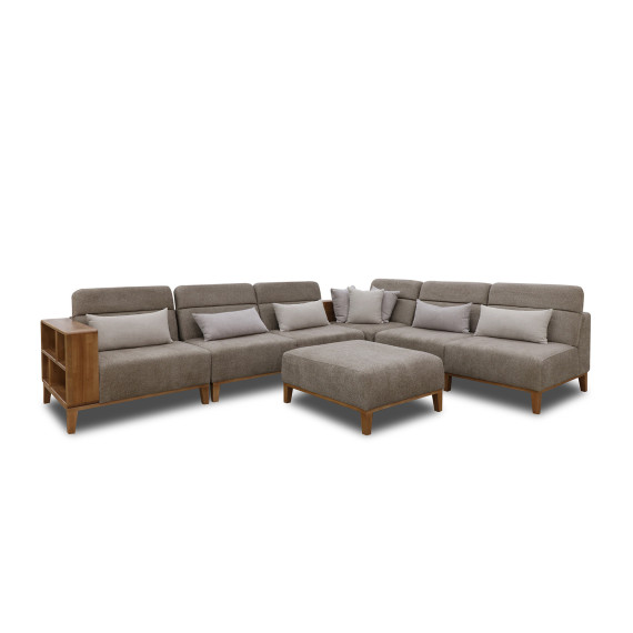 sofa HOBEL CORNER WOOD LIGHT BROWN AMAZON 2 / INFINITY 103/FOREVER 910 R (5)