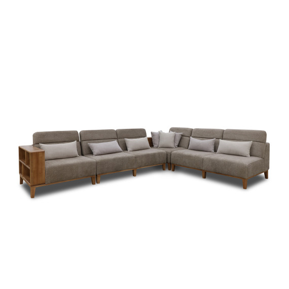 sofa HOBEL CORNER WOOD LIGHT BROWN AMAZON 2 / INFINITY 103/FOREVER 910 R (5)
