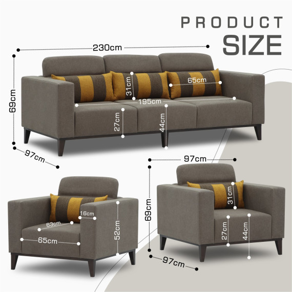 гарнитур HOBEL DALI 3+1+1 BROWN SCANDI 6/ RETTIO 1001 (3)