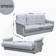 sofa GMF ECONOM ZENIT 4 G (1)