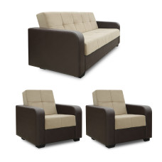 гарнитур HOBEL FROST 3+1+1 F/R COFFEE V460/ CAPPUCCINO VIVALDI 21 (4)