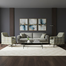 გარნიტური HOBEL GLORIA 3+1+1 GREY SCANDI 18/ BENORRY 1005 (3)