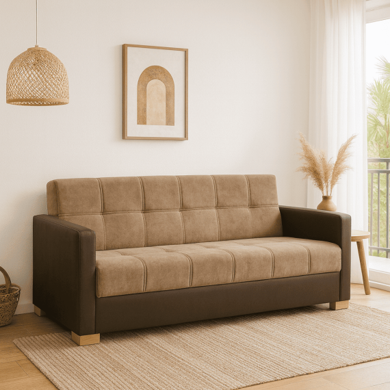 დივანი HOBEL MARVEL ECONOM COFFEE V460/BROWN VIVALDI 22 (2)