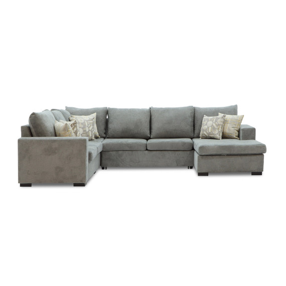 sofa HOBEL CORNER JASMIN F/R LIGHT GREY BELLA 13 / GONZA 1002/ BENORRY 1005 L (7)