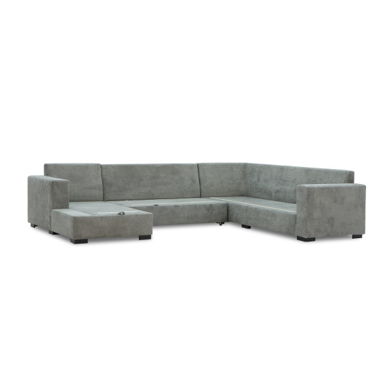 sofa HOBEL CORNER JASMIN F/R LIGHT GREY BELLA 13 / GONZA 1002/ BENORRY 1005 R (7)