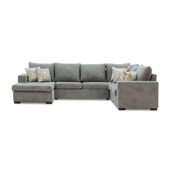 sofa HOBEL CORNER JASMIN F/R LIGHT GREY BELLA 13 / GONZA 1002/ BENORRY 1005 R (7)