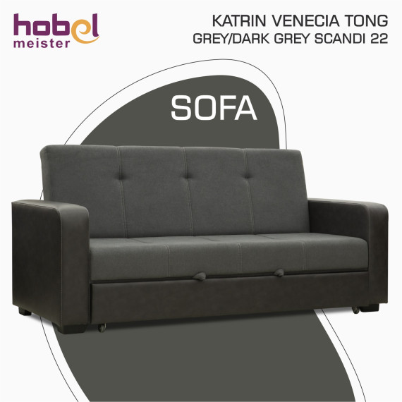დივანი HOBEL KATRIN VENECIA TONG GREY /DARK GREY SCANDI 22 (2)