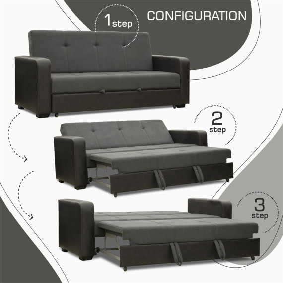 დივანი HOBEL KATRIN VENECIA TONG GREY /DARK GREY SCANDI 22 (2)