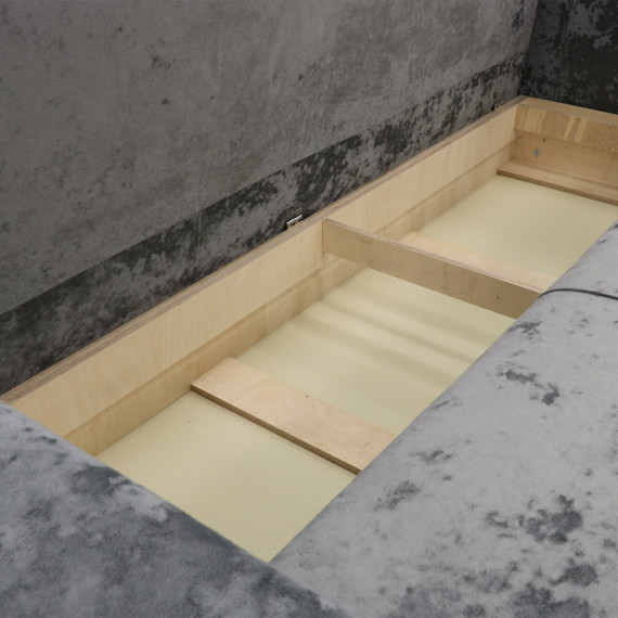 sofa set HOBEL LI 3+1+1 F/P GREY MONACO 14 (5)