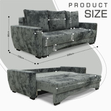 диван HOBEL LI DARK GRAY MONACO 15 (3)