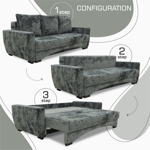 დივანი HOBEL LI DARK GRAY MONACO 15 (3)