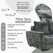 დივანი HOBEL LI F/P DARK GREY MONACO 15 (4)